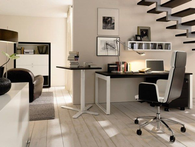 How to decorate a home office space