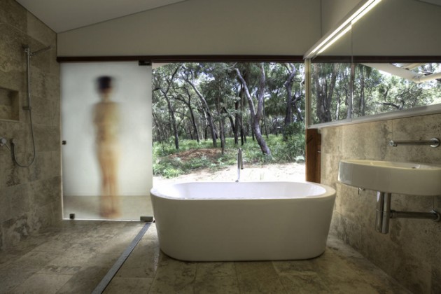 " nature design idea for bathroom"
