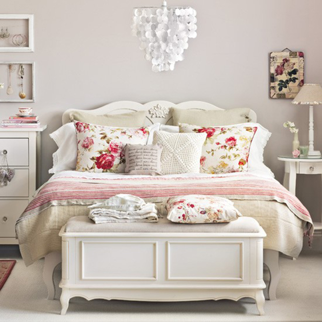bedroom--country-floral--Ideal-Home