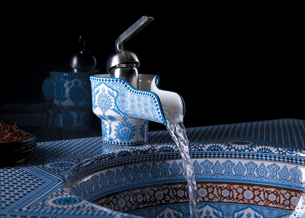 "Moroccan Ceramic Sink"