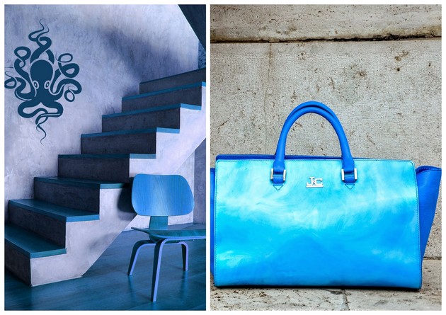 Spring 2015:  Pantone Trend for your Home Decoration - Scuba Blue