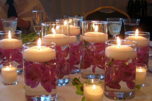 Dining Table Decoration for a Valentine's Day Dinner
