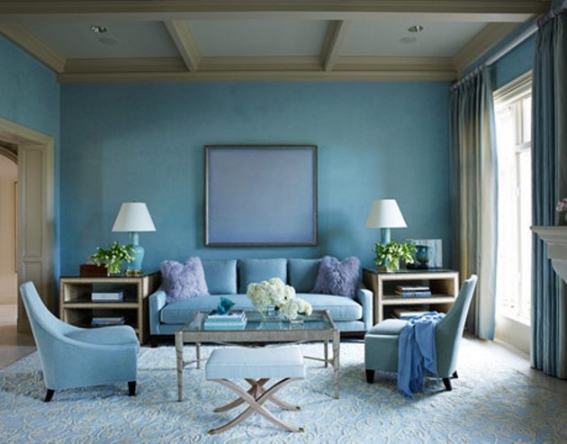 Room Decor Ideas: 50 Amazing Blue Living Rooms for 2015