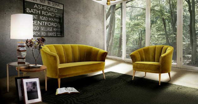 Cheer Up your Living Room With this Colorful Velvet Sofas