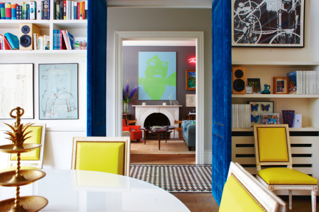 17 Living Rooms with a Pop of Color