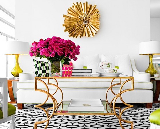 17 Living Rooms with a Pop of Color