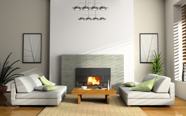 20 Lovely Living Rooms with Fireplaces