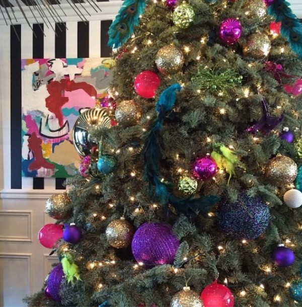 10 Celebrities Christmas Trees Decorations