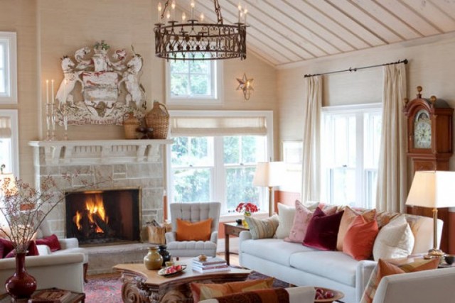 10 Living Rooms for Thanksgiving Day