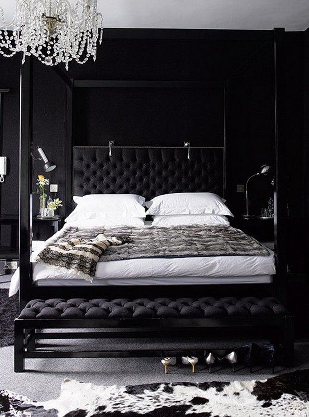 How to Get a Luxury Interior Design with Black Walls