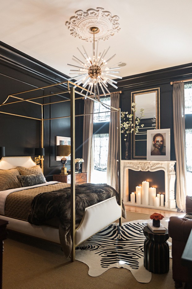 How to Get a Luxury Interior Design with Black Walls
