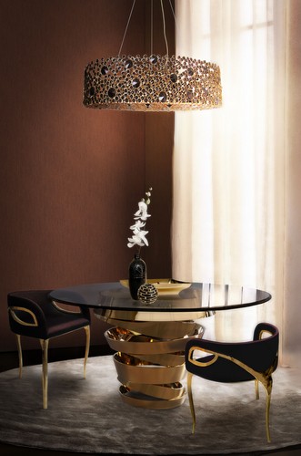 10 Round Dining Tables for a Glamourous Dining Room Design