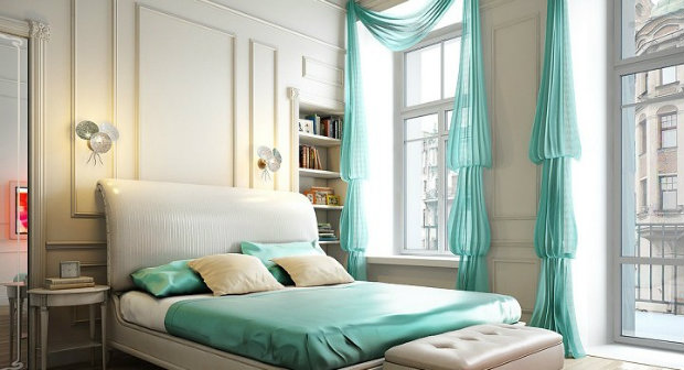 A summer bedroom idea that embodies elegance and luxury.