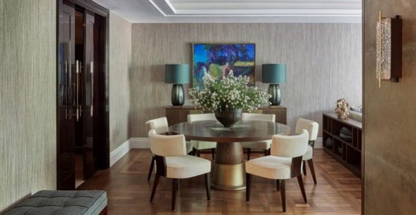How to Get a Glamorous Dining Room by Helen Green