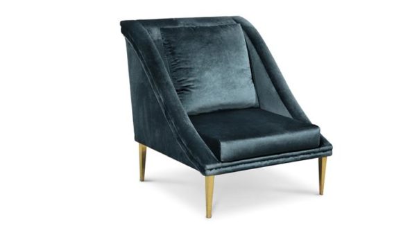 Room Decor Ideas Home Decor Trends 2017 Get a Pop of Color with Dusky Blue Geisha Chair by KOKET