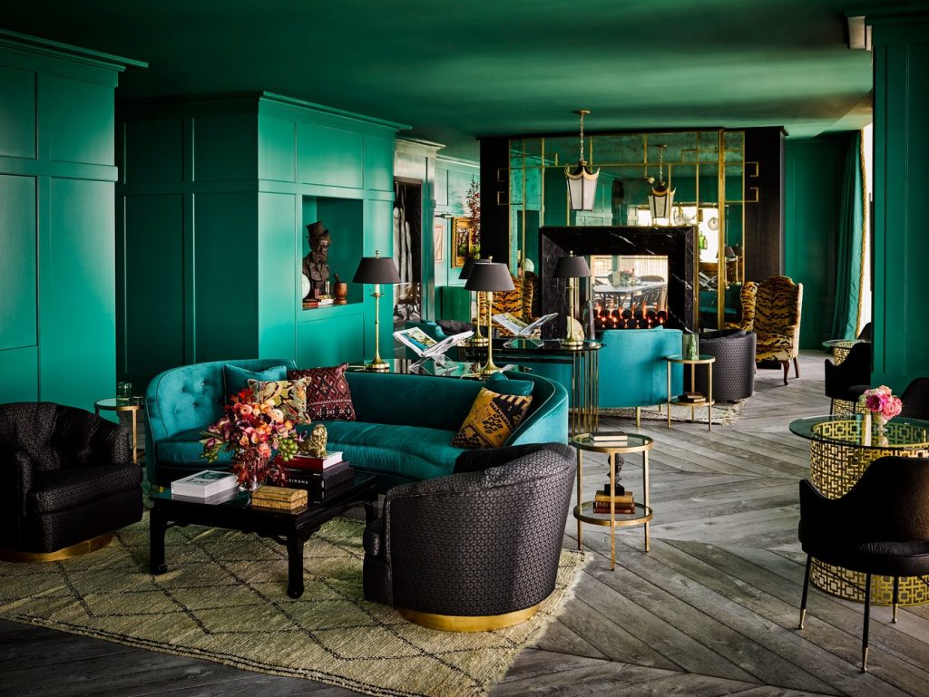 House Tour: Ken Fulk Designs Stunning Sillicon Valley Apartment Luxury Living Room